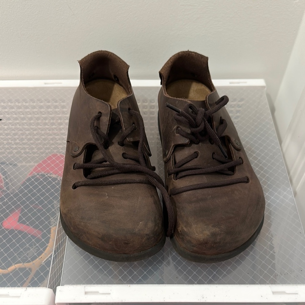 Birkenstock Montana - Brown Leather Shoes